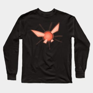 Glowing Fairy, Red Long Sleeve T-Shirt